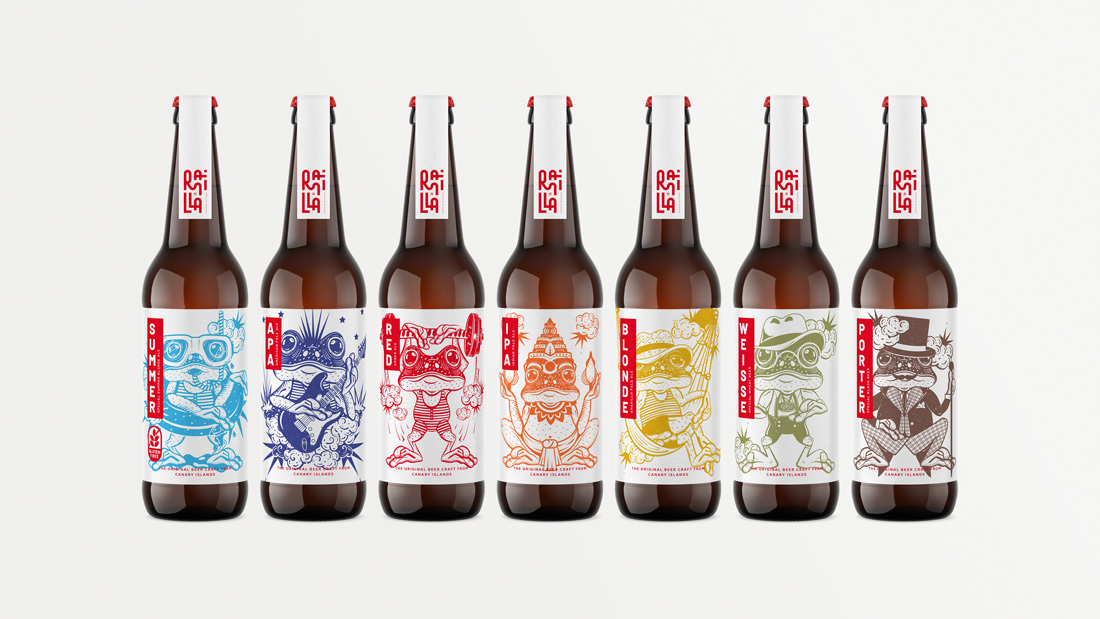 Etiquetas Etiquetado Ranilla Cerveza Artesana